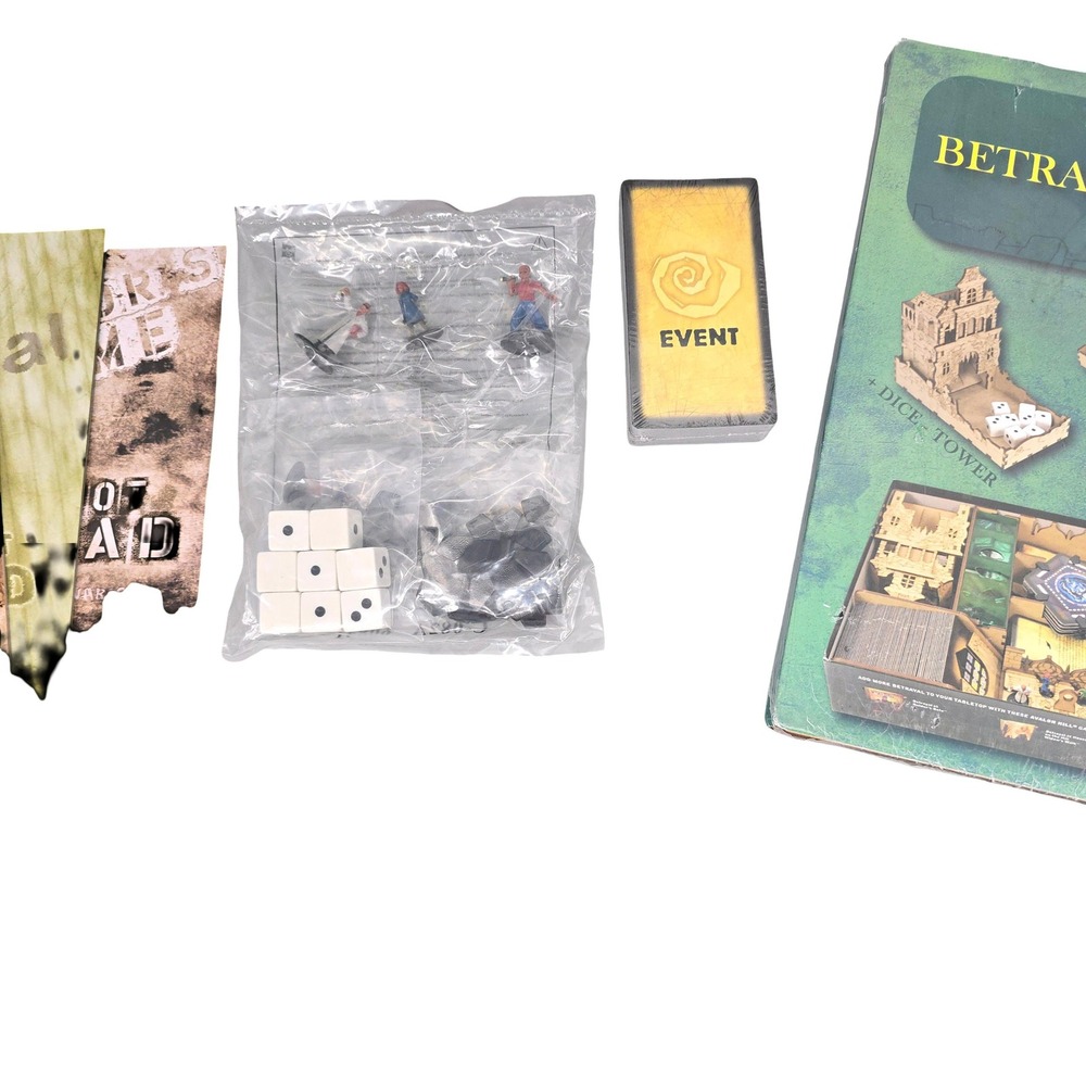 Avalon Hill Betrayal at the House on the Hill 2nd Ed Game & TowerRex Organizer - Picture 5 of 16